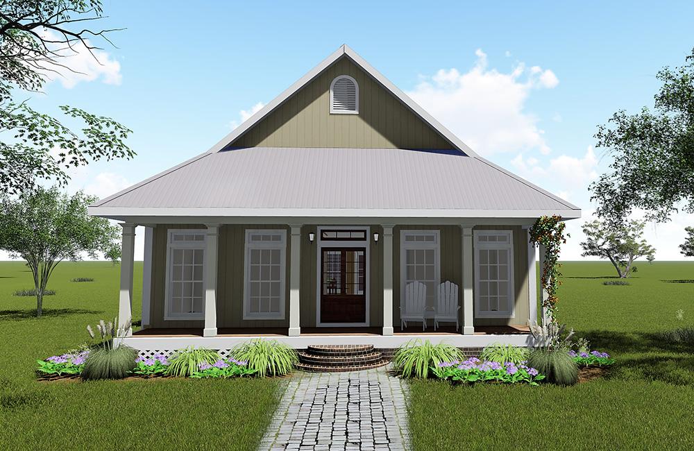 Cottage Plan 1 400 Square Feet 2 Bedrooms 2 Bathrooms 110 00311