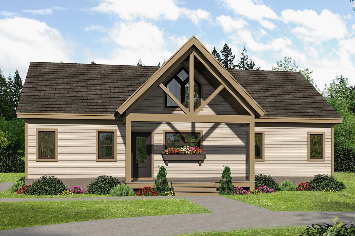 Cottage Plan 1292 Square Feet 2 Bedrooms 2 Bathrooms 1776 00010 3783