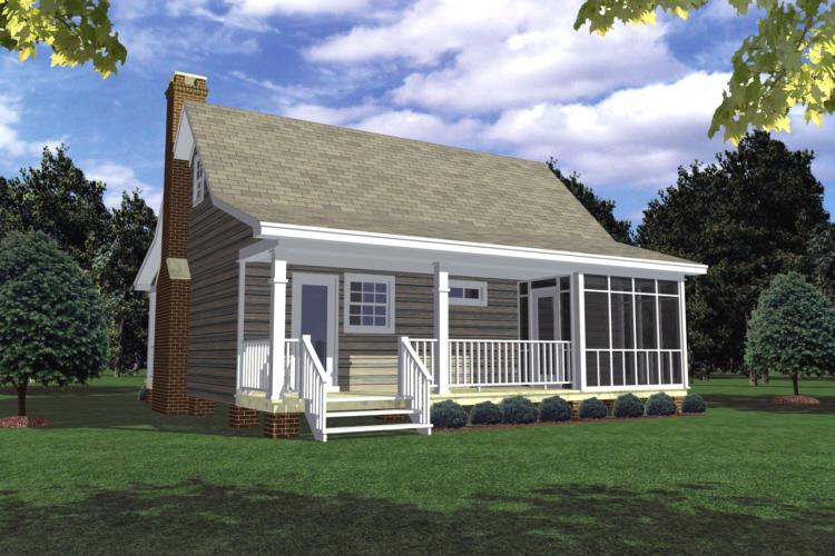 Cottage Plan 600 Square Feet 1 Bedroom 1 Bathroom 348 00166