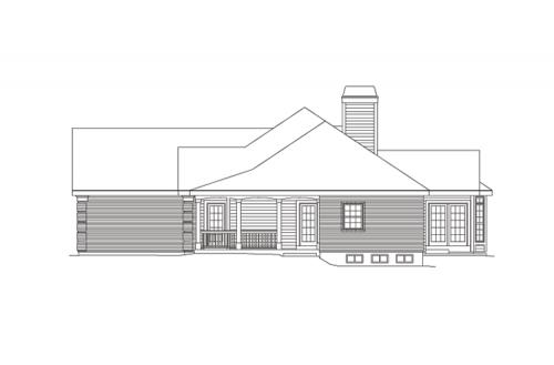 Southern Plan: 2 808 Square Feet 3 Bedrooms 2 5 Bathrooms 5633 00074