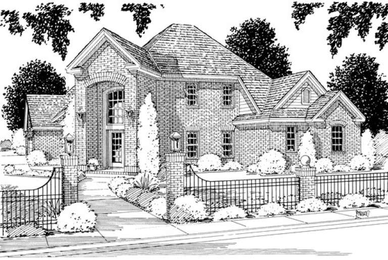 House Plan House Plan #13965 Front Elevation