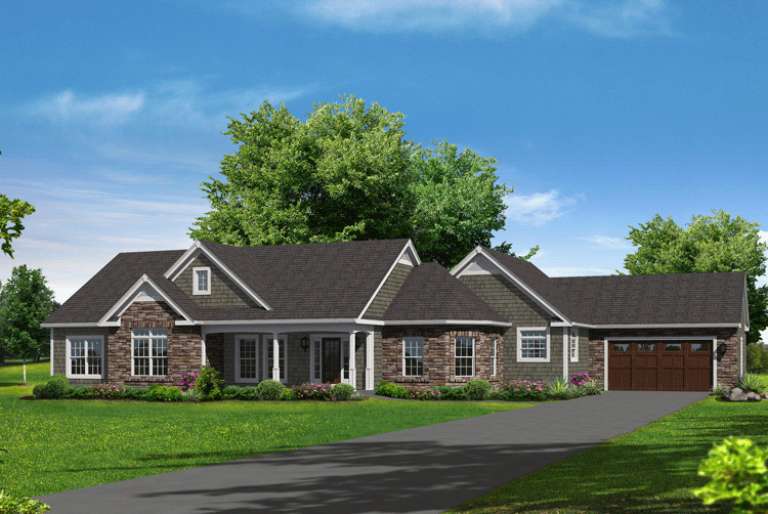 House Plan House Plan #14684 Front Elevation