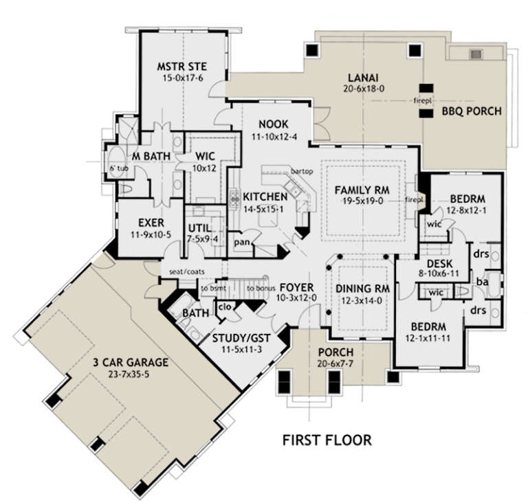 House Plan House Plan #15404 Drawing 1