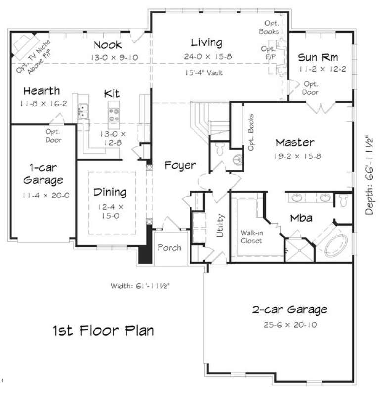 House Plan House Plan #16033 Drawing 1