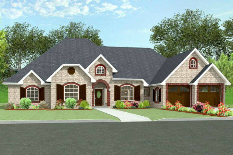 House Plan House Plan #16861 Front Elevation
