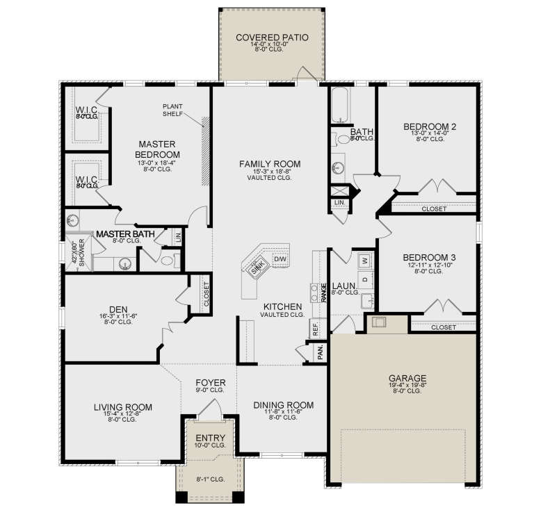 House Plan House Plan #21128 Drawing 1