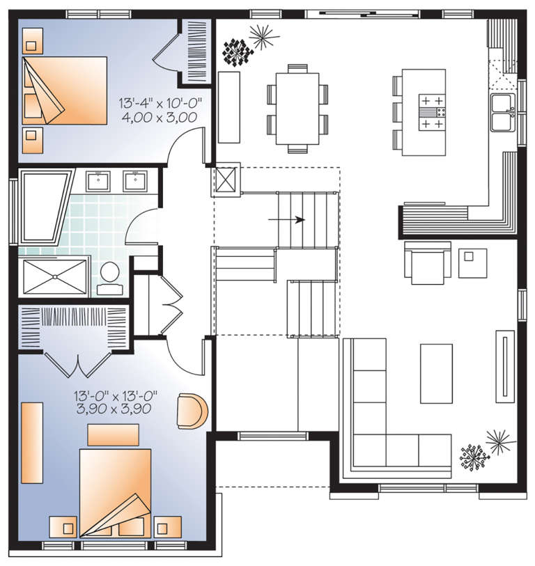 House Plan House Plan #21168 Drawing 2