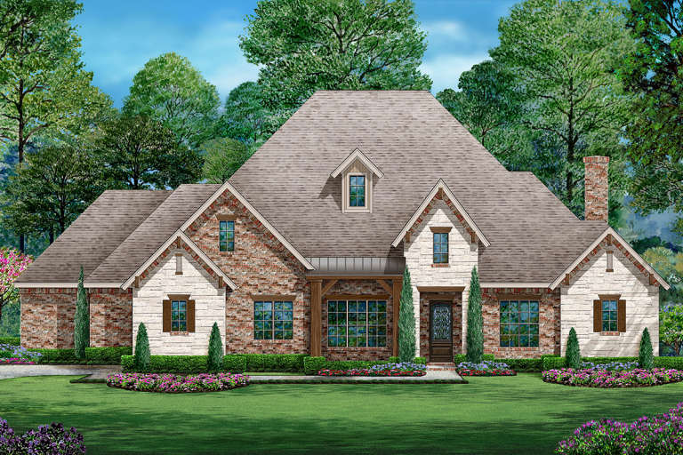 House Plan House Plan #22968 Front Elevation 