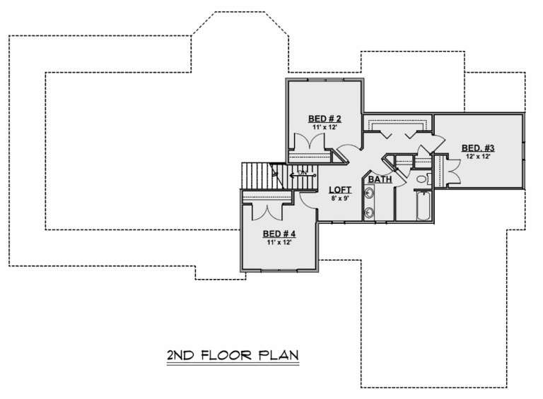House Plan House Plan #25516 Drawing 2