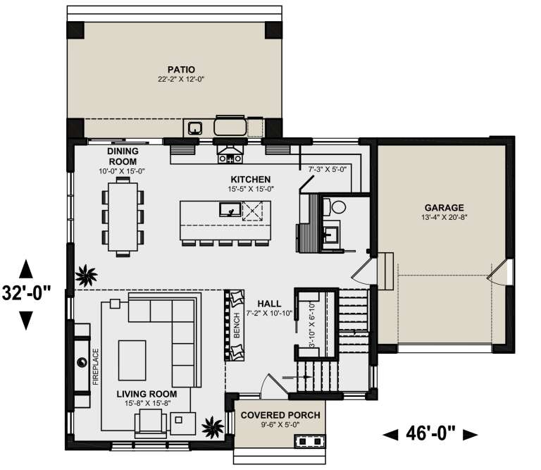House Plan House Plan #25950 Drawing 1