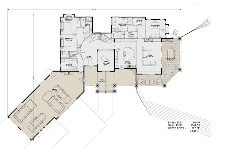 House Plan House Plan #26310 Drawing 1