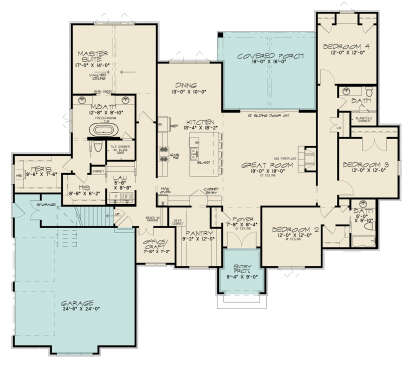 Main Floor  for House Plan #8318-00304