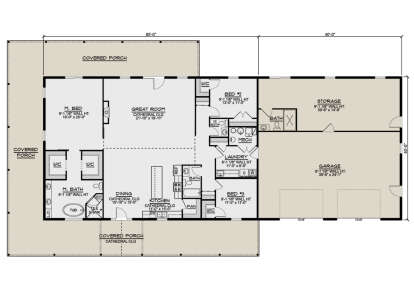 Main Floor  for House Plan #5032-00191