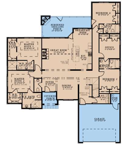 Main Floor  for House Plan #8318-00311