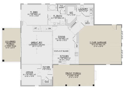 Main Floor  for House Plan #5032-00253