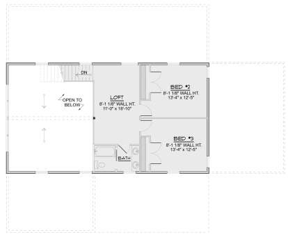 Second Floor for House Plan #5032-00253