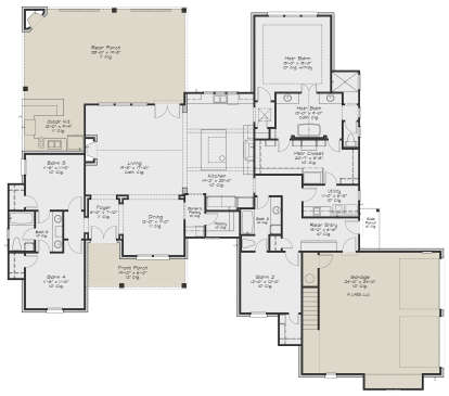 Main Floor  for House Plan #2880-00007
