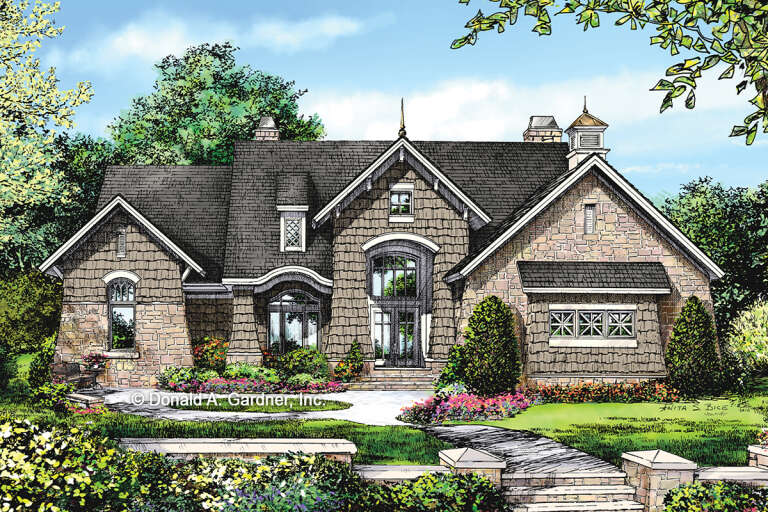House Plan House Plan #29811 Front Elevation 