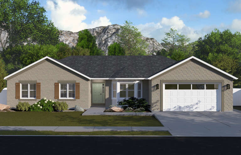 House Plan House Plan #30186 Front Elevation