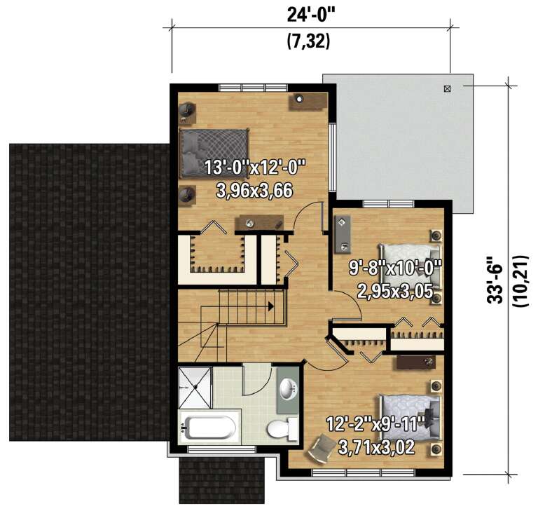 House Plan House Plan #30494 Drawing 2