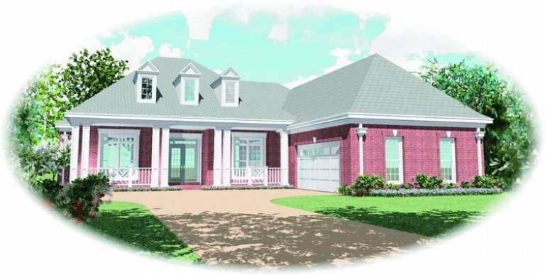 House Plan House Plan #9368 Front Elevation