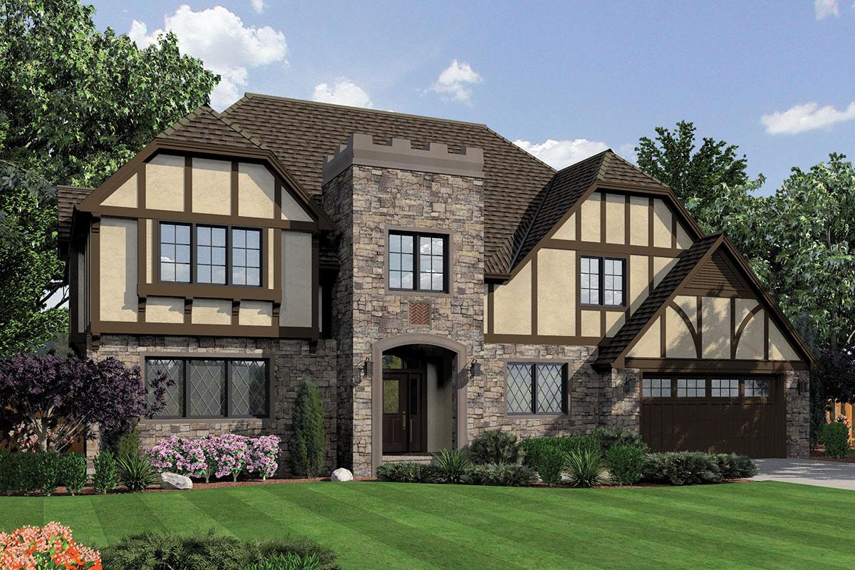 Tudor Style House Plans European Floor Plan Collection Designs