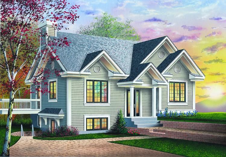 Traditional Plan: 1,870 Square Feet, 3 Bedrooms, 2.5 Bathrooms - 348-00254