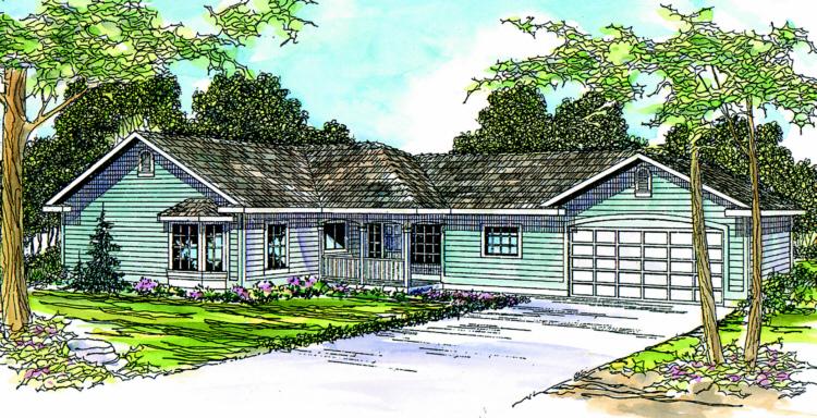 Country Plan: 1,925 Square Feet, 3 Bedrooms, 2 Bathrooms - 348-00225