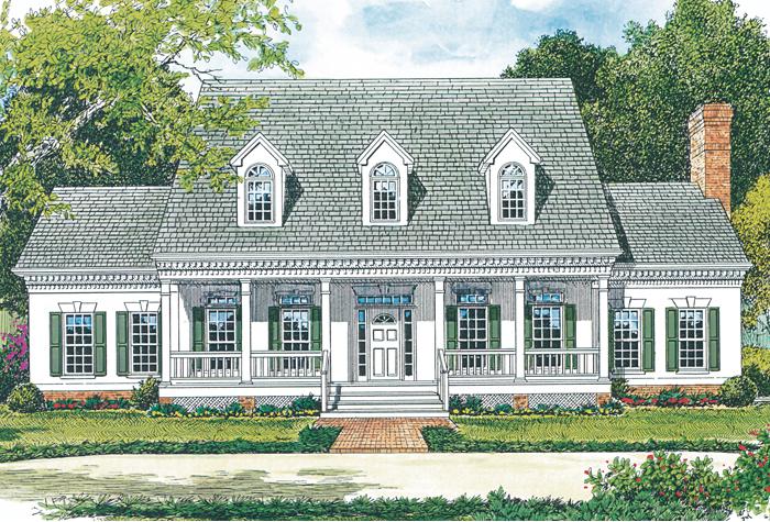 Southern Plan: 3,338 Square Feet, 4 Bedrooms, 3.5 Bathrooms - 3323-00313