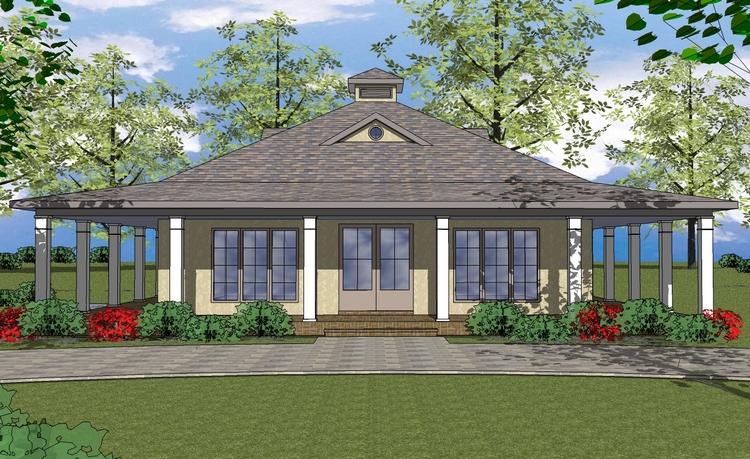 Cabin Plan: 1,216 Square Feet, 2 Bedrooms, 2 Bathrooms - 035-00142