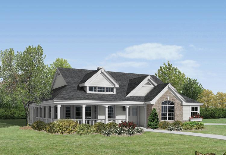 Traditional Plan: 1,646 Square Feet, 2 Bedrooms, 2 Bathrooms - 5633-00177