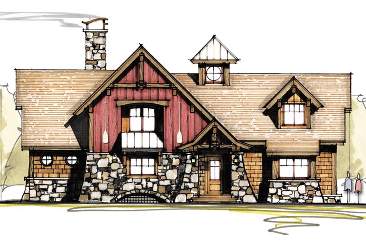 Mountain Rustic Plan: 2,097 Square Feet, 3 Bedrooms, 2.5 Bathrooms ...