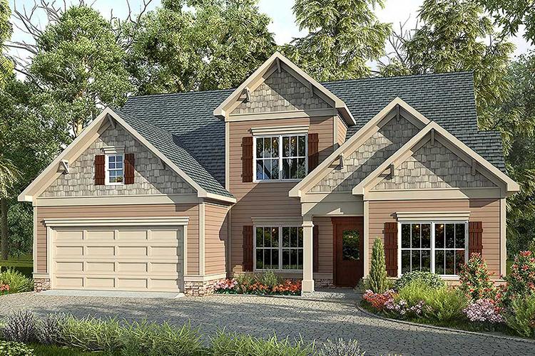 Craftsman Plan: 2,012 Square Feet, 4 Bedrooms, 3 Bathrooms - 7922-00010