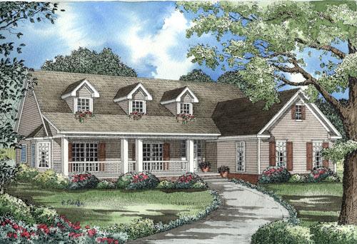 Traditional Plan: 2,131 Square Feet, 3 Bedrooms, 2.5 Bathrooms - 110-00140