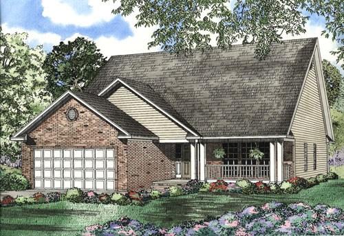 Country Plan: 1,838 Square Feet, 2-3 Bedrooms, 2 Bathrooms - 4848-00176