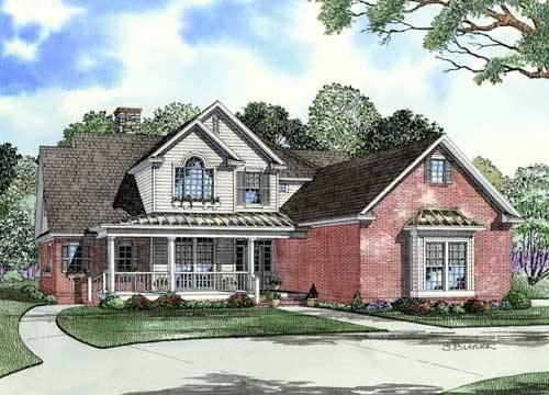 Country Plan: 2,674 Square Feet, 4 Bedrooms, 3.5 Bathrooms - 035-00294