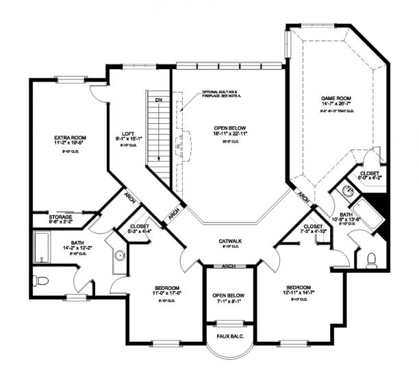 Luxury Plan: 5,578 Square Feet, 4 Bedrooms, 4.5 Bathrooms - 9940-00001