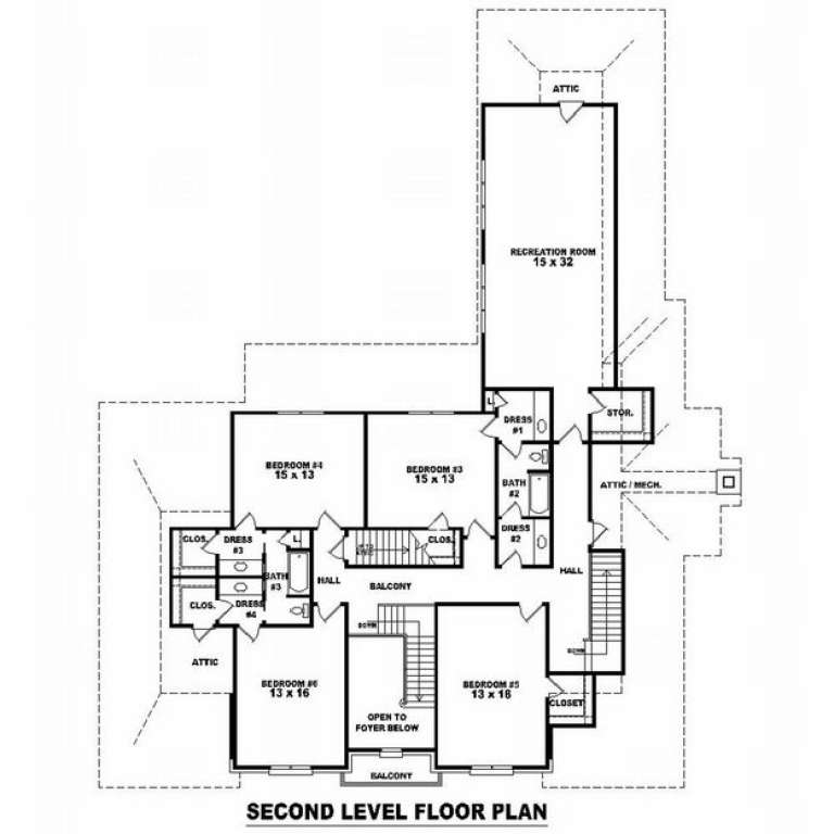 House Plan House Plan #10035 Drawing 2