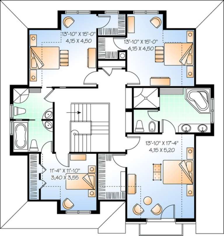 House Plan House Plan #10352 Drawing 2