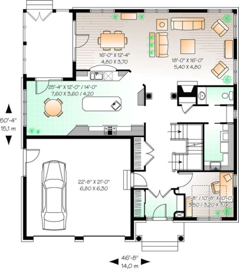 House Plan House Plan #10353 Drawing 1