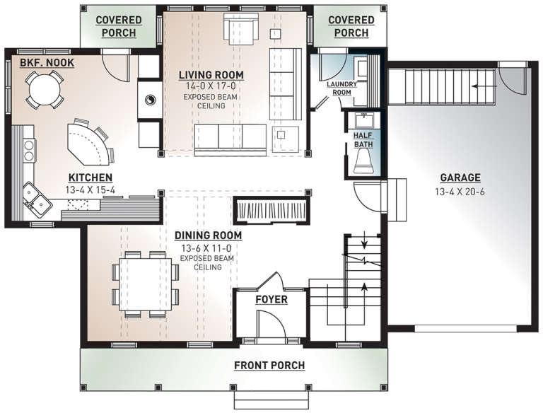House Plan House Plan #10354 Drawing 1