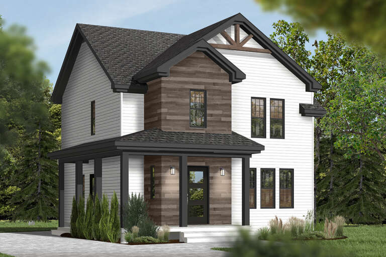 House Plan House Plan #10405 Front Elevation 