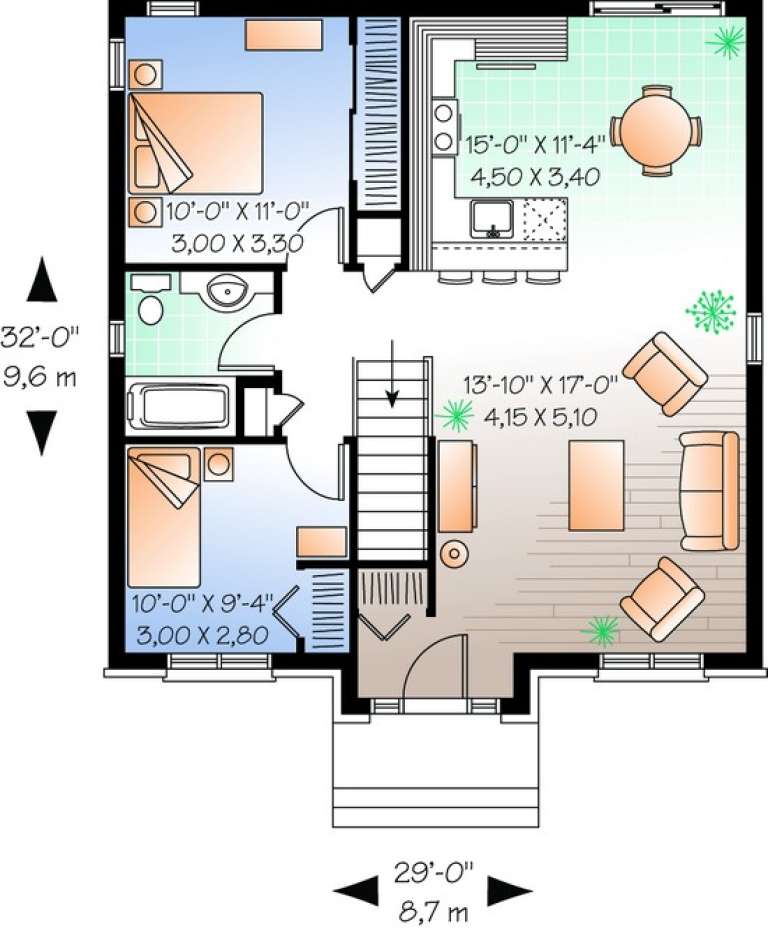 House Plan House Plan #10560 Drawing 1