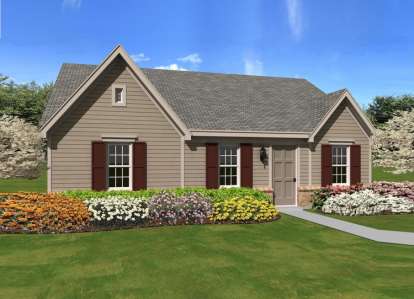 Traditional House Plan #053-02285 Elevation Photo