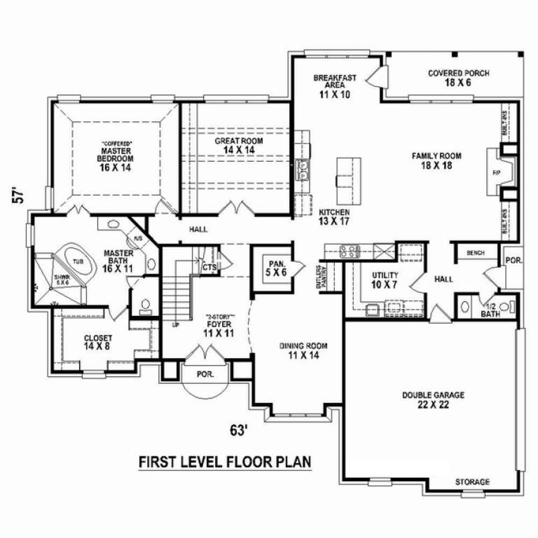 House Plan House Plan #10706 Drawing 1