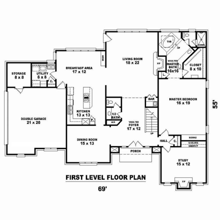 House Plan House Plan #10739 Drawing 1