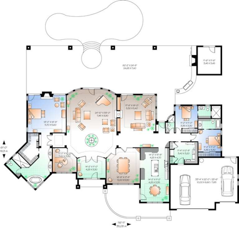 House Plan House Plan #10914 Drawing 1