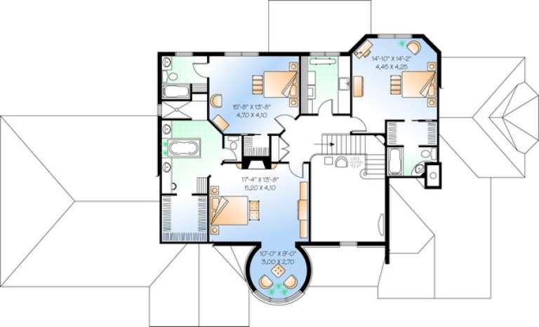 House Plan House Plan #11086 Drawing 2