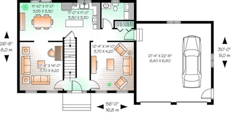 House Plan House Plan #11108 Drawing 1