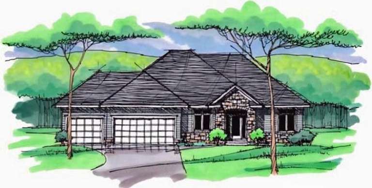 House Plan House Plan #11625 Front Elevation